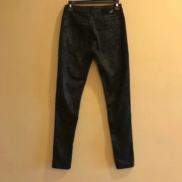 Lola Celina Skinny Jeans Black Lace Design - Picture 4 of 7
